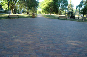 City Park Sidewalk